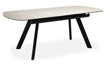 Обеденный раздвижной стол Шамони 2CQ 160х90 (Oxide Avorio/Графит) в Асбесте - предосмотр 1
