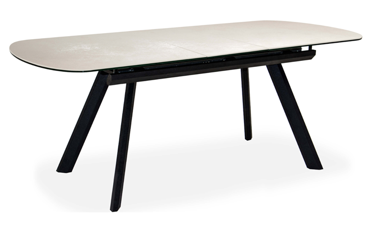Обеденный раздвижной стол Шамони 2CQ 160х90 (Oxide Avorio/Графит) в Асбесте - изображение 1