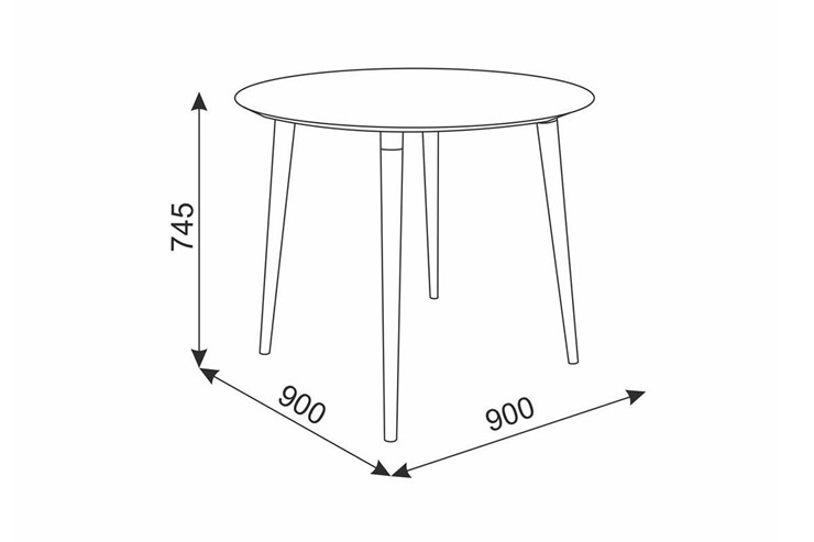 Стол на кухню Сканди 2, серый/венге в Первоуральске - изображение 1