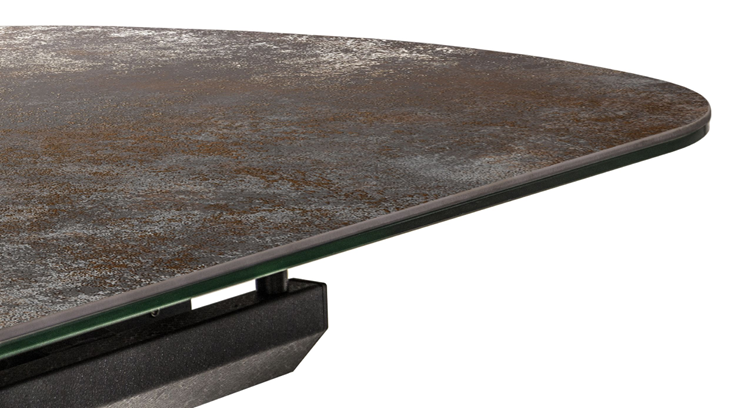 Кухонный раскладной стол Шамони 2CX 160х90 (Oxide Nero/Графит) в Ирбите - изображение 2