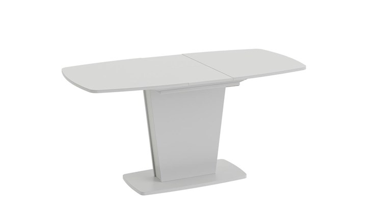 Кухонный стол раздвижной Честер тип 2, цвет Белый/Стекло белый глянец в Каменске-Уральском - изображение 1