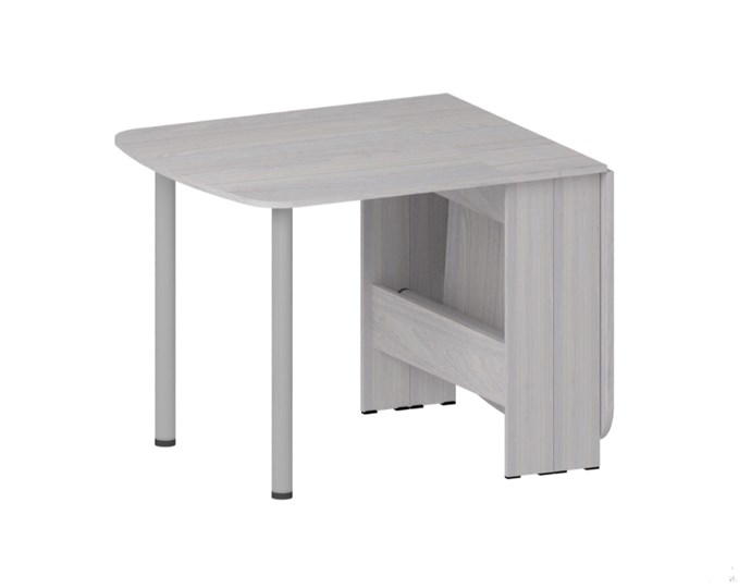 Кухонный раздвижной стол Оригами Ясень Анкор светлый в Ревде - изображение 2