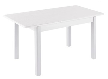Кухонный стол раскладной СТОЛБУРГ Айсберг-02 ЛДСП, белый ЛДСП/42 прямые массив белый в Кушве