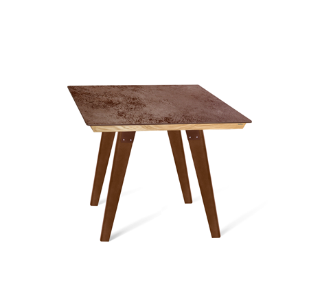 Обеденный стол SHT-TU16 (4 шт.)/ТT8 60/60 (темный орех/прозрачный лак/коричневая сепия) в Артемовском - изображение