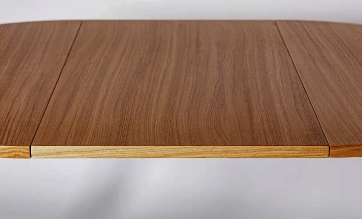 Кухонный стол круглый Шпон Дуба д. 100 см МДФ в Кушве - изображение 14
