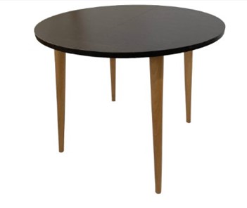 Кухонный стол круглый Венге 90*90 см ЛДСП в Кушве
