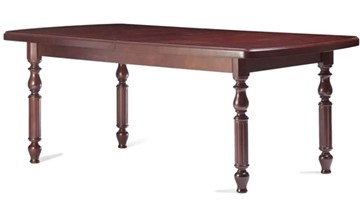 Деревянный стол на кухню 2,0(3,0)х1,1 на четырех ножках, (патина) в Кушве