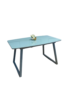 Стол раздвижной AZ1400 (серый/стекло серое глянец) в Каменске-Уральском
