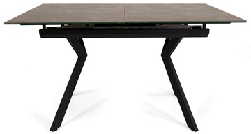Кухонный раскладной стол Бордо 1CX 140х85 (Oxide Moro/Графит) в Ревде - предосмотр 1