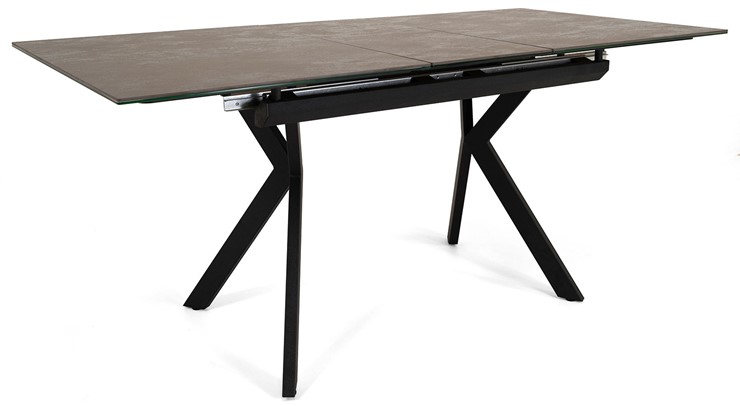 Кухонный раскладной стол Бордо 1CX 140х85 (Oxide Moro/Графит) в Первоуральске - изображение 2