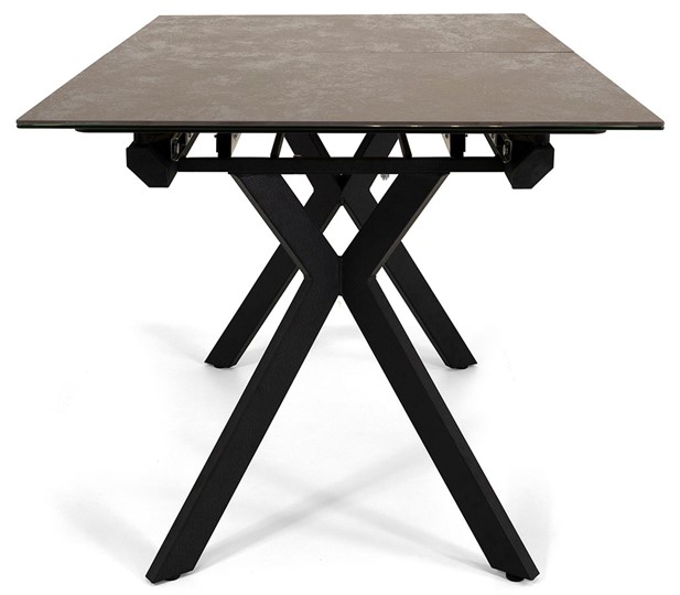 Кухонный раскладной стол Бордо 1CX 140х85 (Oxide Moro/Графит) в Ревде - изображение 4