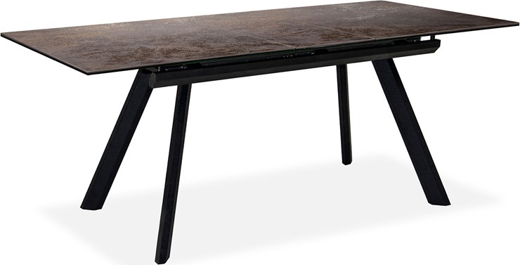 Обеденный раздвижной стол Бордо 2CQ 160х90 (Oxide Moro/Графит) в Ревде - изображение 1