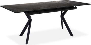 Раздвижной стол Бордо 2CX 160х90 (Oxide Nero/Графит) в Кушве - предосмотр 1