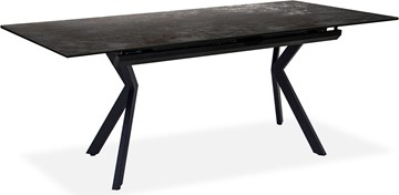 Обеденный раздвижной стол Бордо 3CX 180х95 (Oxide Nero/Графит) в Краснотурьинске - предосмотр 1