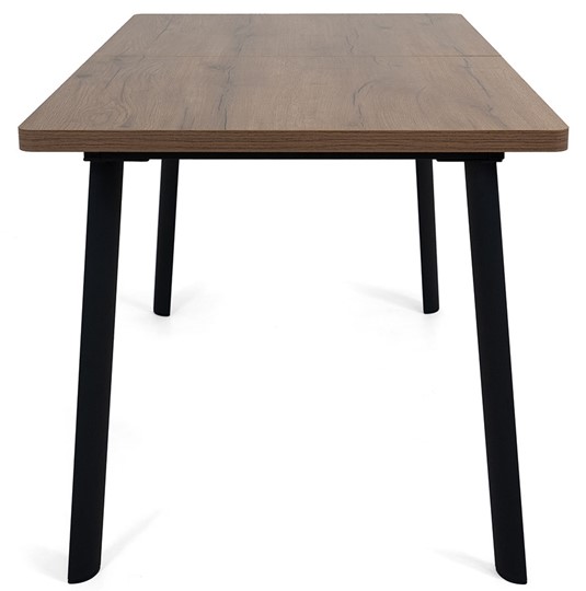 Раздвижной стол Дали-1L(ноги черные, дуб табако) в Красноуфимске - изображение 2