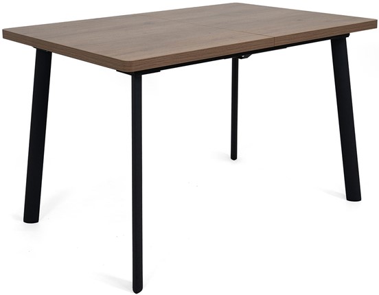 Раздвижной стол Дали-1L(ноги черные, дуб табако) в Красноуфимске - изображение