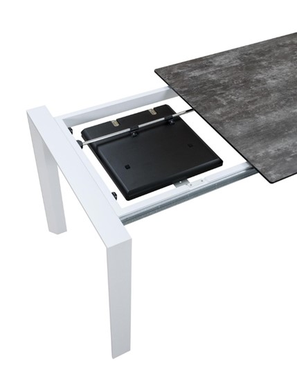 Кухонный раскладной стол Denver Темный дуб/Черный, Белый в Первоуральске - изображение 5