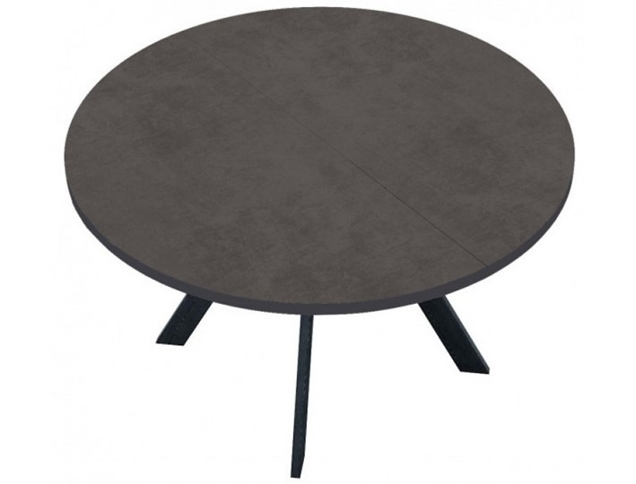 Кухонный стол раскладной Dikline RD120 Хромикс бронза/ножки черные в Первоуральске - изображение 2