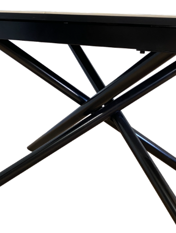 Стол раздвижной DK1200 (черный/керамика мрамор золотой) в Екатеринбурге - изображение 13