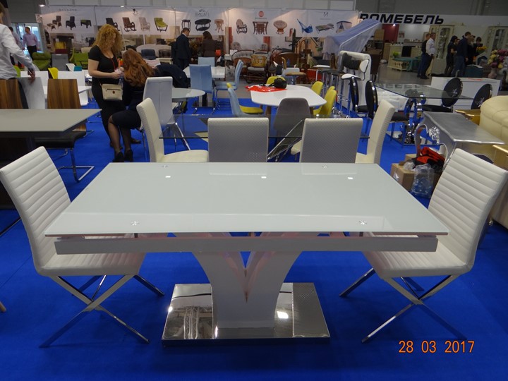 Кухонный раскладной стол DT43 белый в Екатеринбурге - изображение 4