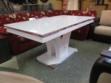 Кухонный раскладной стол DT43 белый в Екатеринбурге - предосмотр 8