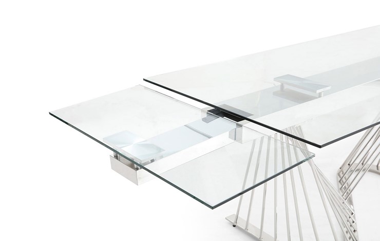 Обеденный раздвижной стол DT9118GS стекло в Ревде - изображение 5
