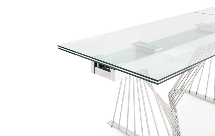 Обеденный раздвижной стол DT9118GS стекло в Ревде - изображение 7