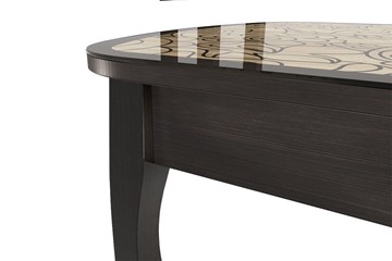 Раздвижной стол Экстра 2 цвет венге-арабика (1000х600х745) в Красноуфимске - предосмотр 1