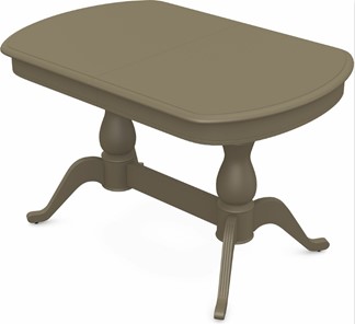 Кухонный раздвижной стол Фабрицио-2 исп. Мыло 1200, Тон 40 Покраска + патина с прорисовкой (на столешнице) в Ревде