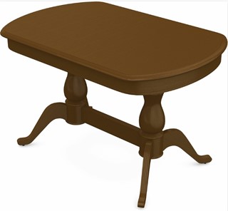 Кухонный стол раскладной Фабрицио-2 исп. Мыло 1400, Тон 2 Покраска + патина с прорисовкой (на столешнице) в Ревде