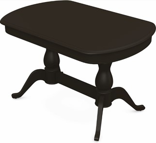 Обеденный раздвижной стол Фабрицио-2 исп. Мыло 1600, Тон 11 Покраска + патина с прорисовкой (на столешнице) в Красноуфимске
