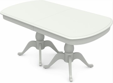 Раздвижной стол Фабрицио-2 исп. Мыло большой 2 вставки, Тон 9 Покраска + патина (в местах фрезеровки) в Ревде