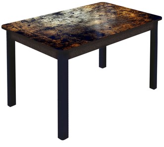 Кухонный стол раскладной Гамбург исп. 1, ноги метал. крашеные №23 (Exclusive h103/венге) в Ревде