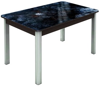 Кухонный раскладной стол Гамбург исп. 1, ноги метал. крашеные №23 (Exclusive h108/венге) в Первоуральске