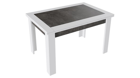 Обеденный раздвижной стол Хьюстон тип 4 (Белый/Ателье темный) в Богдановиче - изображение