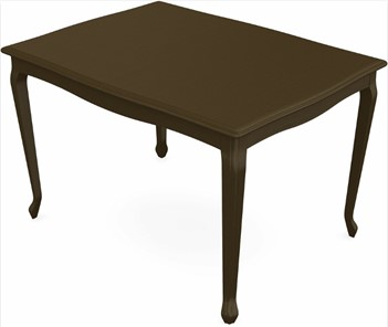 Кухонный стол раскладной Кабриоль 1200х800, тон 5 Покраска + патина (в местах фрезеровки) в Кушве