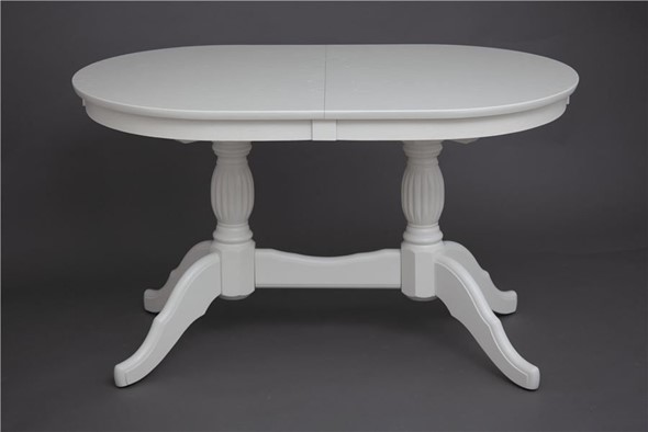 Кухонный стол раздвижной Лилия-1300 (слоновая кость) 78,5x82x130+35 в Екатеринбурге - изображение
