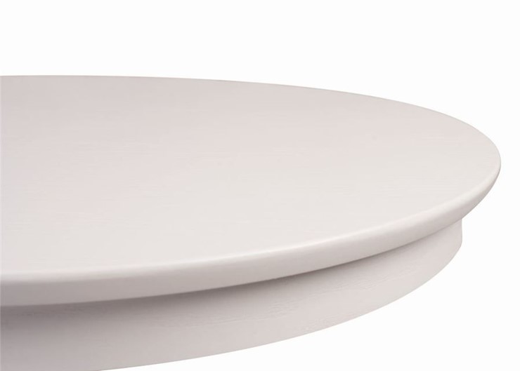 Кухонный стол раскладной Лилия (белая эмаль) 78,5x82x110+35 в Екатеринбурге - изображение 1