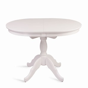 Кухонный стол раскладной Лилия (белая эмаль) 78,5x82x110+35 в Каменске-Уральском