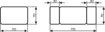 Кухонный раздвижной стол Милан-1 EVO, ноги металлические черные, стекло белое/серый в Богдановиче - предосмотр 2