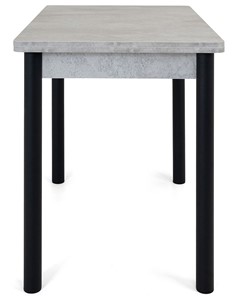 Раздвижной стол Милан-1 EVO, ноги металлические черные, светлый цемент в Екатеринбурге - предосмотр 5