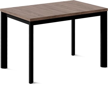 Раздвижной стол Нагано-2L (ноги черные, дуб табако) в Кушве