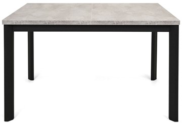 Кухонный раскладной стол Нагано-2L (ноги черные, светлый цемент) в Первоуральске - предосмотр 1