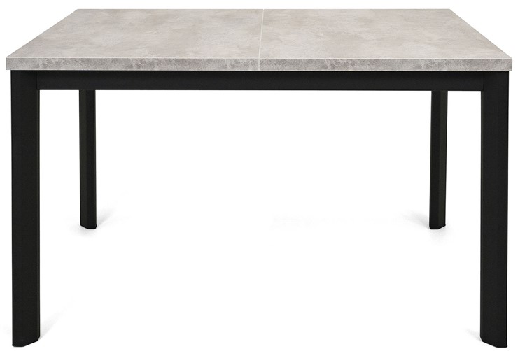 Кухонный раскладной стол Нагано-2L (ноги черные, светлый цемент) в Первоуральске - изображение 1