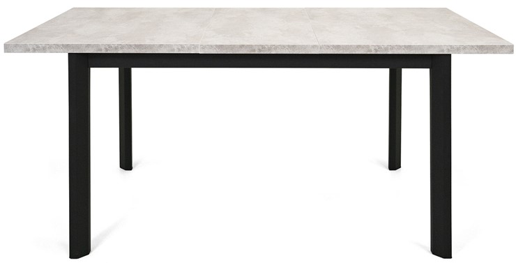 Кухонный раскладной стол Нагано-2L (ноги черные, светлый цемент) в Ревде - изображение 4