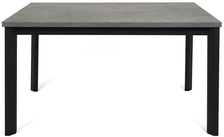 Кухонный раскладной стол Нагано-3L (ноги черные, серый камень) в Первоуральске - изображение 1