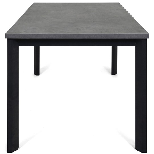 Кухонный раскладной стол Нагано-3L (ноги черные, серый камень) в Ревде - изображение 2