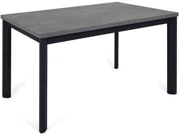 Кухонный раскладной стол Нагано-3L (ноги черные, серый камень) в Ревде