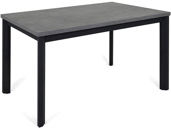 Кухонный раскладной стол Нагано-3L (ноги черные, серый камень) в Ревде - изображение