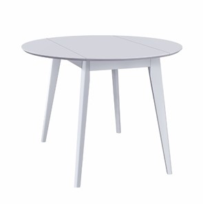 Кухонный стол раздвижной Орион Drop Leaf 100, Белый в Кушве - предосмотр 1